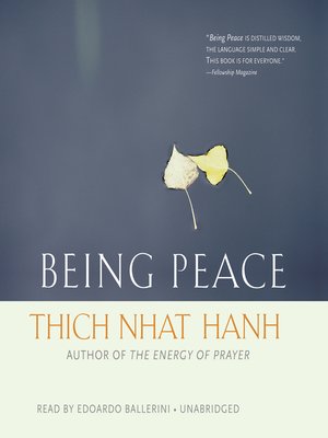 cover image of Being Peace
